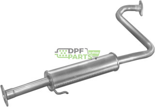 Střední tlumič výfuku Rover 211/214/216 1.4 16V 95-99, Polmo 22.31 A, OE GEX33635