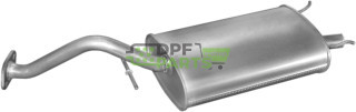 Koncový tlumič výfuku Rover 211/214/216 1.1/1.4/1.6 95-98, Polmo 22.32 A, OE GEX33638