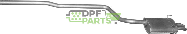 Koncový tlumič výfuku Rover 75 2.0 TD  04/99-05, Polmo 22.46 A, OE GEX33702 WCG102830 WCG102831