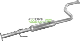 Střední tlumič výfuku Rover 414/416 Si 1.4i -8/16V 1.6i -16V 95-99, Polmo 22.54 A, OE GEX 33614