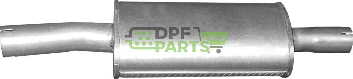 Střední tlumič výfuku Toyota Corolla 1.6i 16V 04/97-10/99, Polmo 26.22 A, OE 1742016720