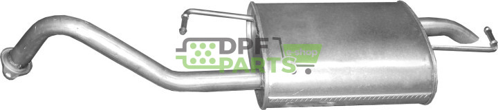 Koncový tlumič výfuku Toyota Corolla 1.4/1.6 16V Sedan/Kombi, Polmo 26.23 A, OE 174300D170 1743022320