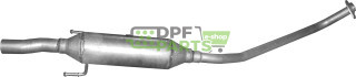 Střední tlumič výfuku Toyota Corolla 1.4/1.6 16V Sedan/Kombi, Polmo 26.24 A, OE 1741022310