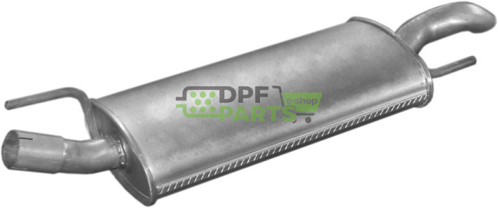 Koncový tlumič výfuku VW Golf III 1.9D 93-97, Polmo 30.101 A, OE 1H6253609AA 1H6253609AB