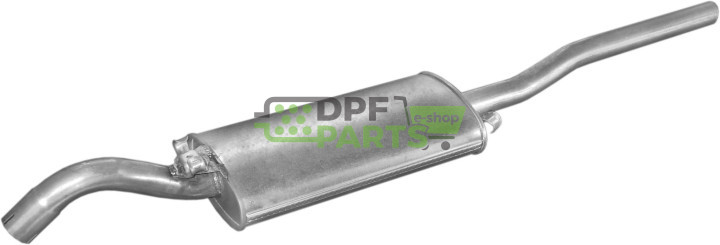 Koncový tlumič výfuku VW Jetta 1.8/1.8i 89-91, Polmo 30.112 A, OE 165253609AF