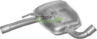 Střední tlumič výfuku VW Passat 1.8 16V/1.8 GT16V  88-93, Polmo 30.129 A, OE 357253409B