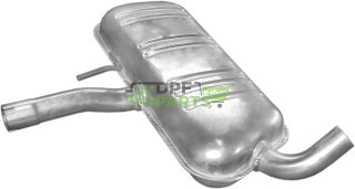 Střední tlumič výfuku VW Passat 1.8i 16V ,2.0i16v,2.8iV6 VR6 88-92, Polmo 30.134 A, OE 357253409J