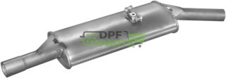 Koncový tlumič výfuku VW Passat 1.6TD 81-88/Santana 81-86, Polmo 30.139 A, OE 321253609C 323253609B
