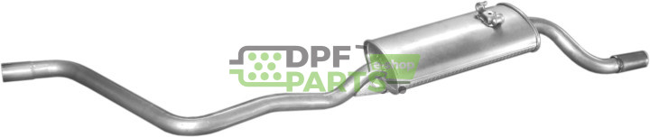 Koncový tlumič výfuku VW Polo 1.0-1.4 90-94, Polmo 30.143 A, OE 867253609AG 871253609L