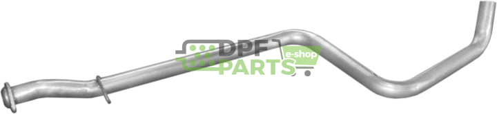 Střední tlumič výfuku Volvo 440 1.7 Turbo, Polmo 31.203 A, OE 3432081 3448847 3486457