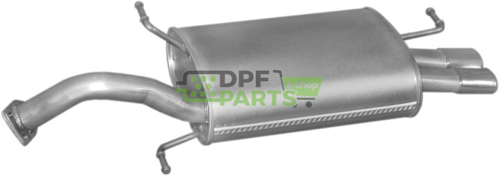 Koncový tlumič výfuku Volvo S40/V40 2.0i -16V 02/96 -00, Polmo 31.252 A, OE 3-06-13763 3-08-16207