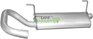 tlumič Multicar motor 2.8 Iveco, Polmo 49.21 A, OE