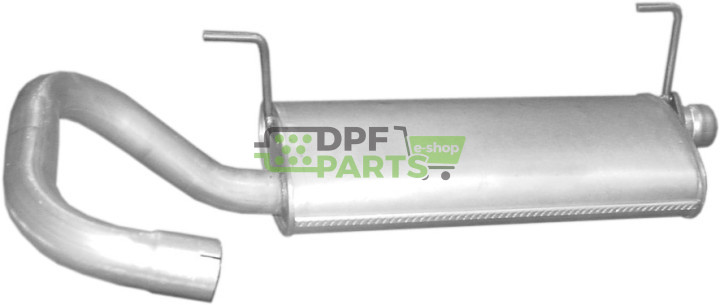 tlumič Multicar motor 2.8 Iveco, Polmo 49.21 A, OE