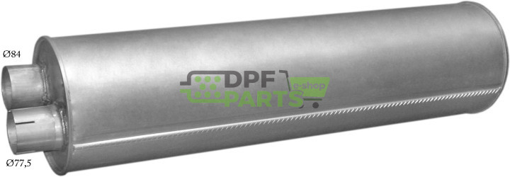 tlumič DAF LF FA45 130 FA45 150 FA45 170, Polmo 61.07 A, OE 1401653