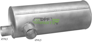 tlumič DAF 45 600/1000 MAK 4551 motor 301/302 -06/96, Polmo 61.08 A, OE MAK4551
