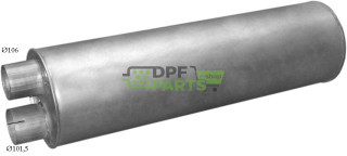 tlumič Mercedes SK, 1424 1831L, Polmo 69.03 A, OE 652.490.0101