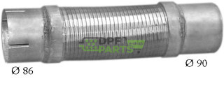 trubka spojovací Mercedes 814, Polmo 69.11 A, OE 674.490.0065