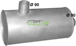 tlumič VOLVO B9M, Polmo 75.19 A, OE 1135958