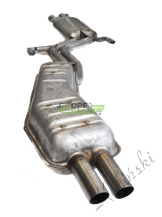 TŁUMIK / WYDECH BMW E32 - KOŃCOWY + ŚRODKOWY