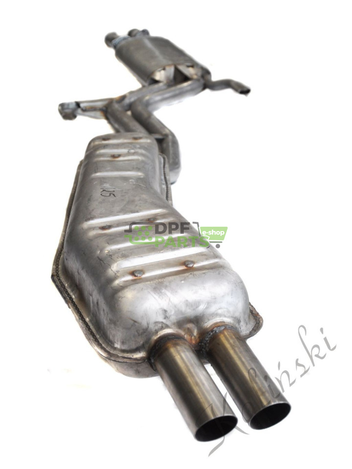 TŁUMIK / WYDECH BMW E32 - KOŃCOWY + ŚRODKOWY