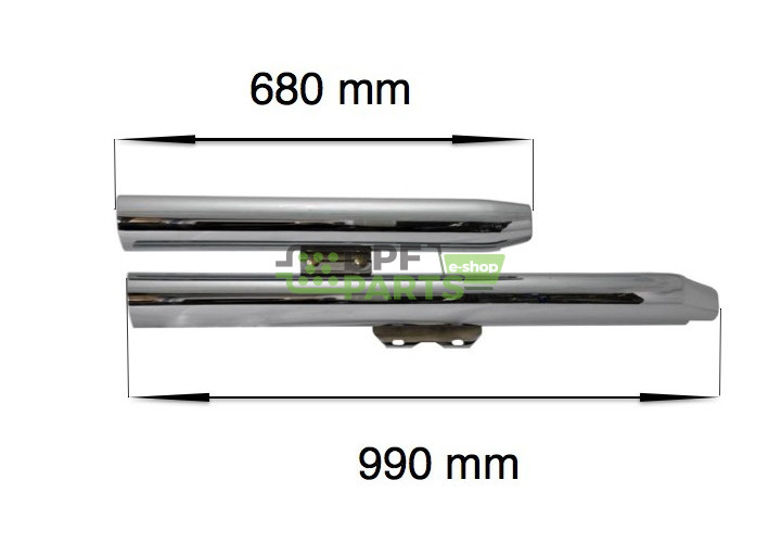 Tłumik / Honda VTX 1800 NEO