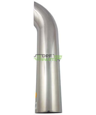 Końcówka ozdobna układu wydechowego  FI - 57 mm kant - 1 mm kąt - 60 stopni