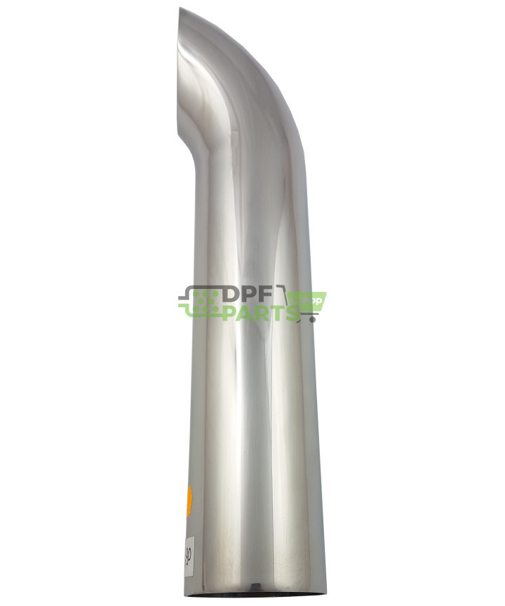 Końcówka ozdobna układu wydechowego  FI - 57 mm kant - 1 mm kąt - 60 stopni