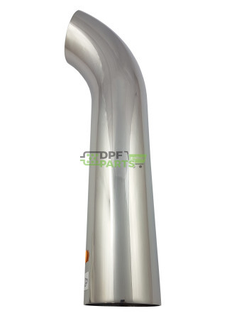 Końcówka ozdobna układu wydechowego  FI - 63 mm kant - 1 mm kąt - 90 stopni