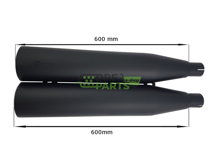 Tłumik przelotowy INDIAN Scout, Scout Sixty, Scout Bobber