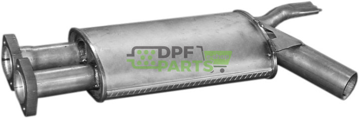 Střední tlumič výfuku BMW 520i 2.0i  88-90 Sedan, Polmo 03.63 A, OE 18 12 1 723 118