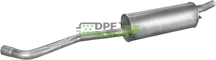 Koncový tlumič výfuku BMW 520i 2.0i  sedan 88-90, Polmo 03.64 A, OE 18 10 1 705 762 18 12 1 723 119
