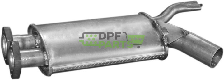 Střední tlumič výfuku BMW 520i 2.0i -24V 90-96, Polmo 03.65 A, OE 18 12 1 723 507