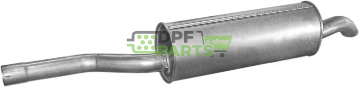 Koncový tlumič výfuku BMW 524 83-88 2.4TD, Polmo 03.72 A, OE 18 12 1 177 113