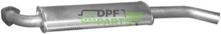 Střední tlumič výfuku BMW E34 524/525  2.5 TD  TDS TD  88-96, Polmo 03.73 A, OE 18 10 2 242 853 18 10 2 243 425