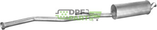Koncový tlumič výfuku BMW E34 92-96 525TD/TDS kat, Polmo 03.82 A, OE 18 10 2 243 970