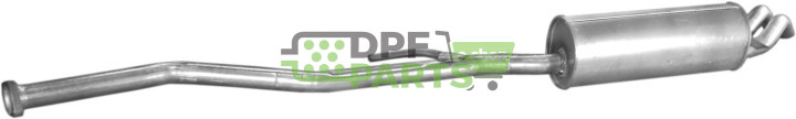 Koncový tlumič výfuku BMW E34 91-92 525TD/TDS kat, Polmo 03.83 A, OE 18 10 2 243 971