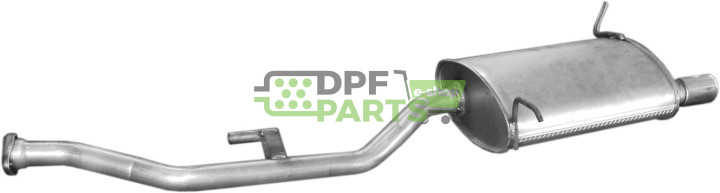 Koncový tlumič výfuku BMW 316i  1.6ti compact 94-99, Polmo 03.124 A, OE 18 10 1 247 415