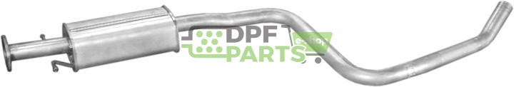 Střední tlumič výfuku Daewoo Nubira II 2.0  99-, Polmo 05.40 A, OE 96270597