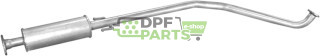 Střední tlumič výfuku Daewoo Kalos 1.2i  1.4i  hat., sedan  09/02 -, Polmo 05.58 A, OE 96536912