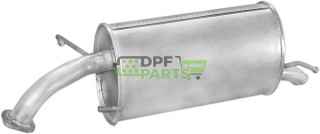 Koncový tlumič výfuku Daewoo Kalos 1.2i  01/03 -   1.4i  02 -  hat., Polmo 05.59 A, OE 96536892