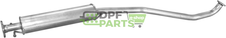 Střední tlumič výfuku Daewoo/Chevrolet Lacetti  1.4i -16V  1.6i -16V hat.  10/03 -, Polmo 05.61 A, OE 96553593