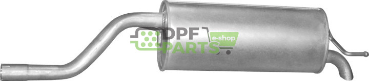 koncový tlumič výfuku Fiat Grande Punto 1.4i 09/05-, Polmo 07.435 A, OE 13220779 51782327 5852678