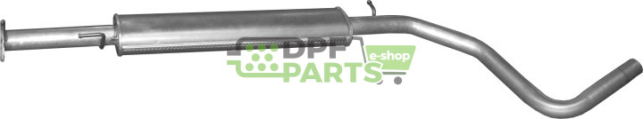 střední tlumič výfuku Fiat Bravo 1.4 T-Jet 150HP, Polmo 07.445 A, OE 