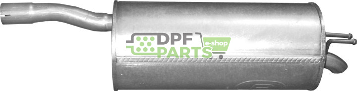 koncový tlumič výfuku Fiat Doblo 1.4i 05-09, Polmo 07.453 A, OE 55197822