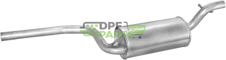 Střední tlumič výfuku Ford Focus 1.6i DOHC 16V 98-, Polmo 08.390 A, OE 1067311 1121570 1230852 1341340