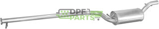 Střední tlumič výfuku Ford Focus 1.8TD 99-, Polmo 08.393 A, OE 1067967 1215637 1459381