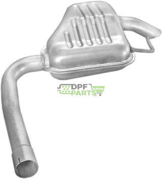 Koncový tlumič výfuku Ford Mondeo 2.5 24V V6 93 -97, Polmo 08.396 A, OE 1059928 1060249 7246543
