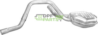 Koncový tlumič výfuku Ford Mondeo 2.5i 94 -99, Polmo 08.397 A, OE 1059928 1060249 1127263 7246543