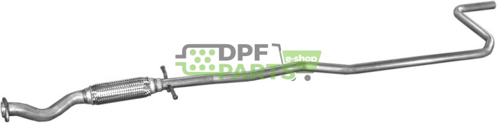 r. střední tlumič výfuku Ford Ka 1.3 katalyzátor 96-2000, Polmo 08.398 A, OE 1012792 1027884 1058222 1061245 1117930