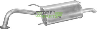 Koncový tlumič výfuku Hyundai Lantra 90-95 1.5i, Polmo 10.02 A, OE 28700-28000 28700-28012 28700-28014